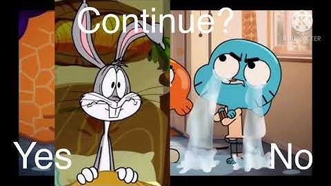 Gumball & Bugs Bunny | continue Game Over