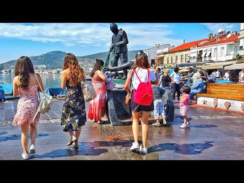 You Must See ESKİ FOÇA, the lovely Seaside Town in Turkey | Walk in Turkey 2019