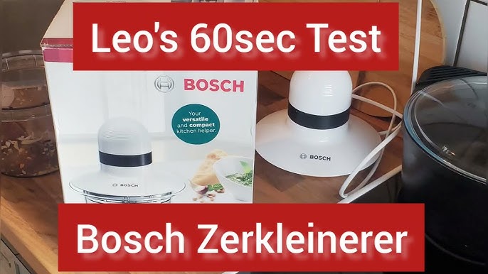 Bosch MMR08A1 Universalzerkleinerer Test - YouTube