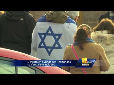 Video: Downtown Synagogue Responds To Vandalism Incident