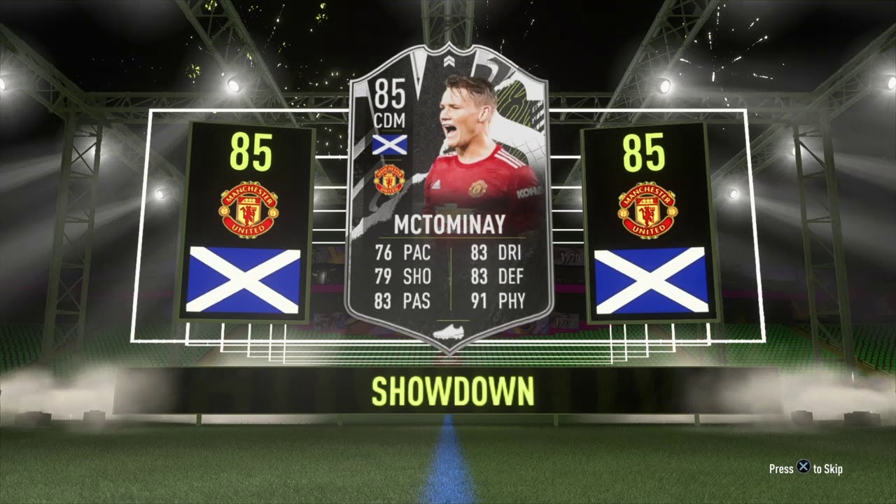 got mctominay showdown ready for the upgrade
