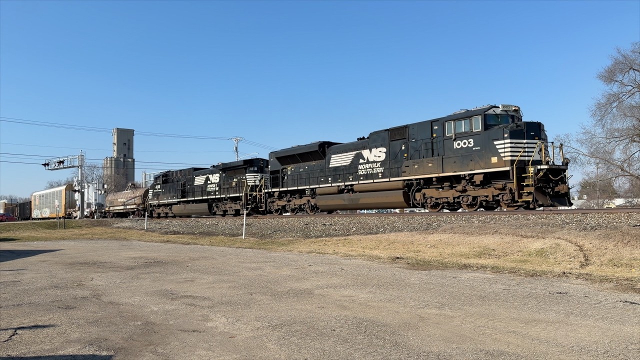 NS Dayton District-NS 178  EB  @ MP 197  Fairborn Ohio  2-27-2026