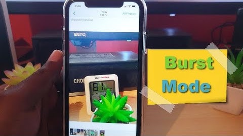 How to Take Multiple Photos Continuously in Burst Mode iPhone 11