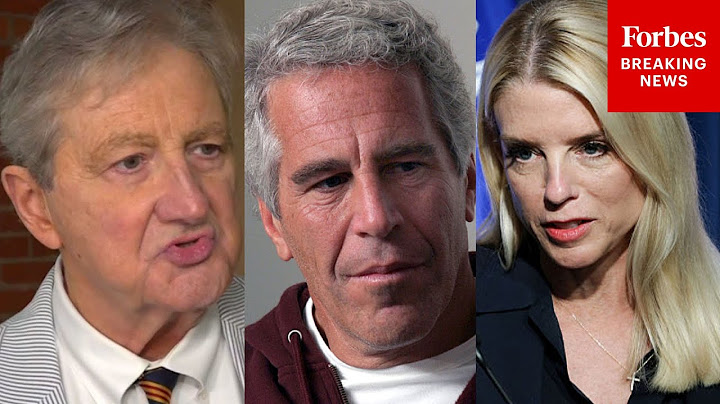 BREAKING NEWS: John Kennedy Says DOJ Should Reveal 'Who Epstein Trafficked These Young Women To'