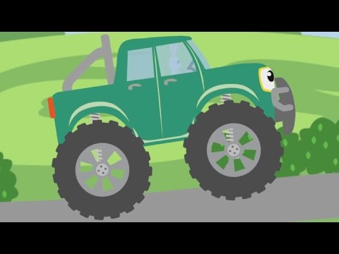 HUP HUP - oder Tut Tut oder BIP BIP - Cartoon Liedchen von Maschinen und Tiere für Kinder in German