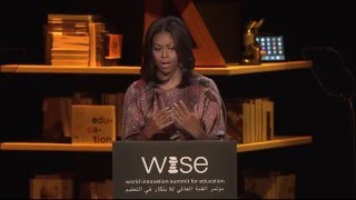 First Lady Michelle Obama on Girls' Education  WISE 2015 Special Address