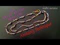 ⚜️ Amazing Brick Stitch Necklace || Winding Seed beads Necklace Tutorial || DIY (0269)