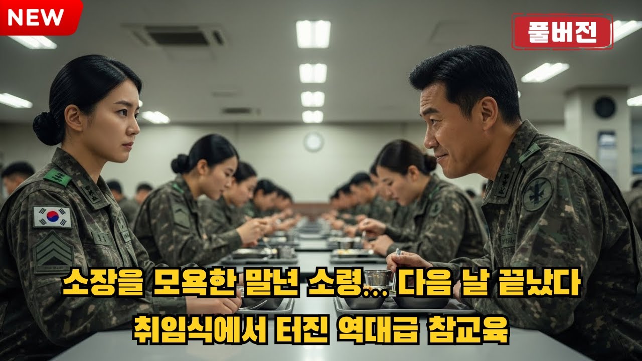 [실화] 707 특임대 출신 최연소 소장을 모욕한 말년 소령… 다음 날 취임식에서 벌어진 역대급 참교육[오디오북] [반전사연] [감동사연]