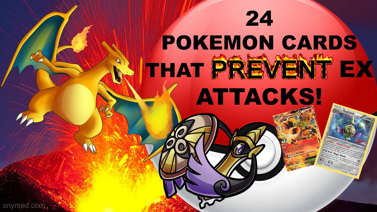24 Pokemon Cards That Prevent Pokemon EX Attacks! Jenna Em Tutorial! 
