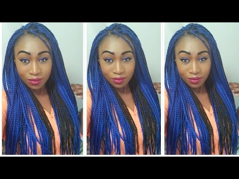 Tutorial:Tranças Estilo Chanel / Stylish Box braids Bob / Passo a Passo. 