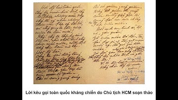 Lời kêu gọi toàn quốc kháng chiến của Chủ tịch Hồ Chí Minh// Lịch sử và thời sự