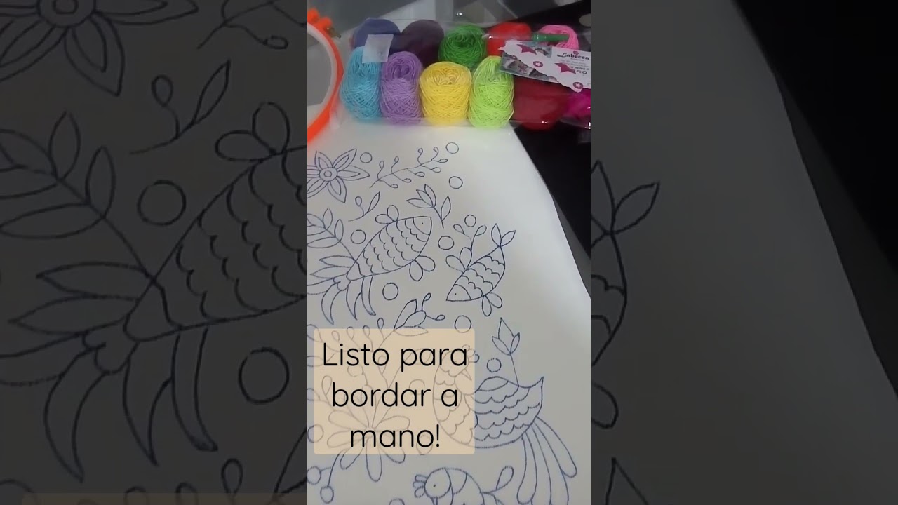 Unboxing KIT de BORDADO 🧵 Trae todo lo que NECESITO para BORDAR❓❕🧐 