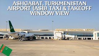Takeoff From Ashgabat Window View Departure From Asb International Airport, Turkmenistan