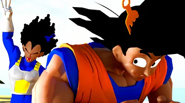 If Goku and Vegeta were BLACK and 3D!?