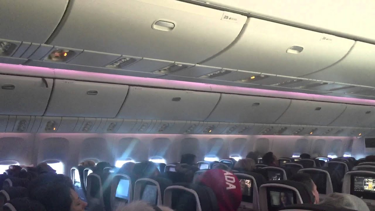 Cabin View Air Canada Boeing 777 200 Lr Youtube