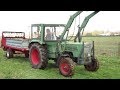 Fendt Farmer 102 S - Miststreuen und Laden (Sound)!!!