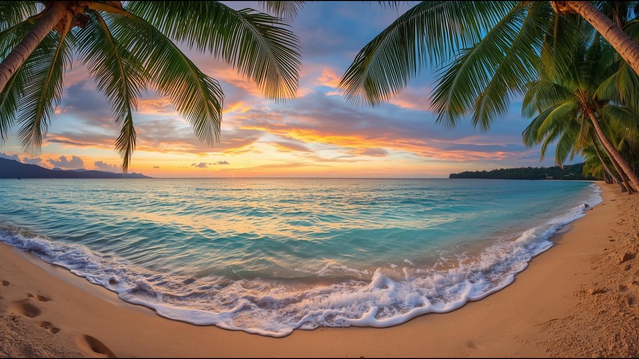 Beautiful Natural Ocean View | Peaceful Sea Waves & Relaxing Nature Scenery