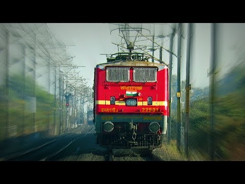 Speeding Trains on the Nagpur - Sewagram Setion of CR !!