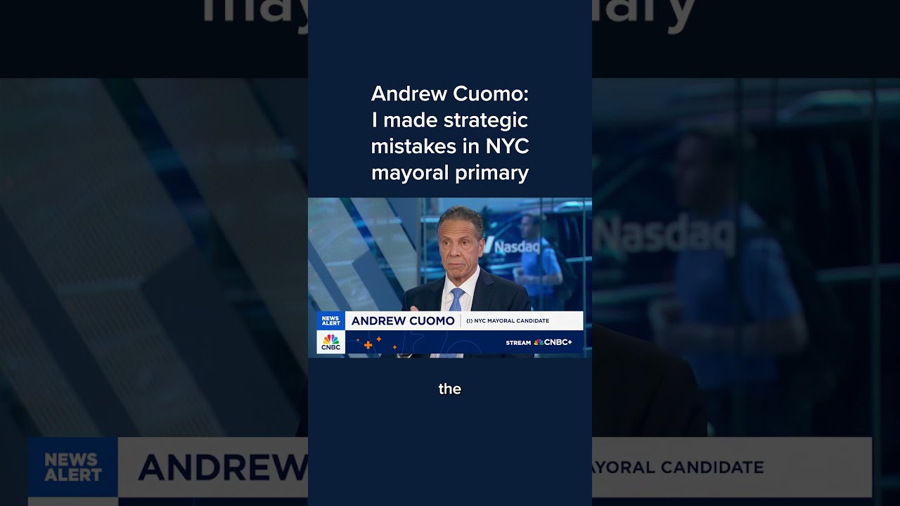 Andrew Cuomo: I made strategic mistakes in NYC mayoral primary