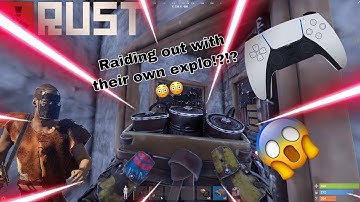 INSANE GOING DEEP ON BASE RUST CONSOLE AND RAIDING OUT WITH THEIR EXPLO?!? (Ps5 INSANE PVP)