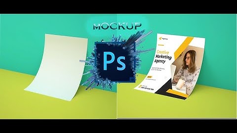 How To Easily Create Curved A Flyer Mockup In Photoshop | Photoshop tutorial | Flyer Mockup