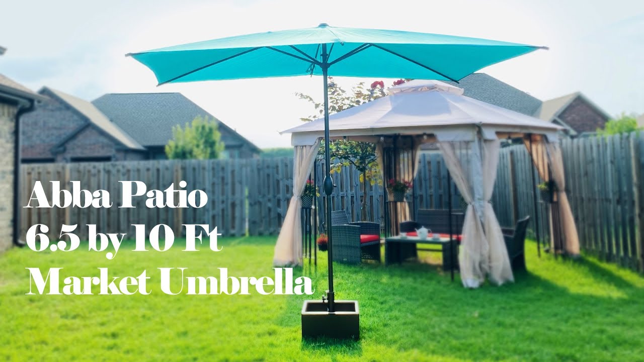 eliteshade patio umbrella Eliteshade 9Ft Market Umbrella Patio Outdoor Table UmbrellaMacaw Green, Size: 59