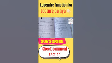 Most amazing lecture 😍😯||Legendre function complete playlist in comment section|#bsc4thsem #math