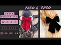 Paso a paso y molde: cómo hacer un moño para scrunchies o coleteros♥