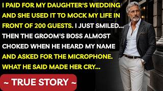 Full Daughter Mocked Me At Wedding I Paid For, But Groom's Boss Revealed The Truth And Made Her Cry Update
