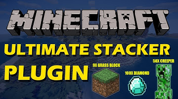 Stack mobs, items and blocks in Minecraft with Ultimate Stacker Plugin