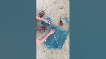 DIY/How to make a plastic bags kite