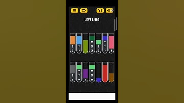 Water sort game level 599