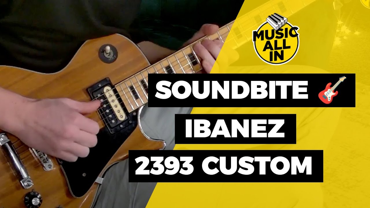 Soundbite Ibanez 2393 Custom Single Cutaway '74-'76 | Music All In