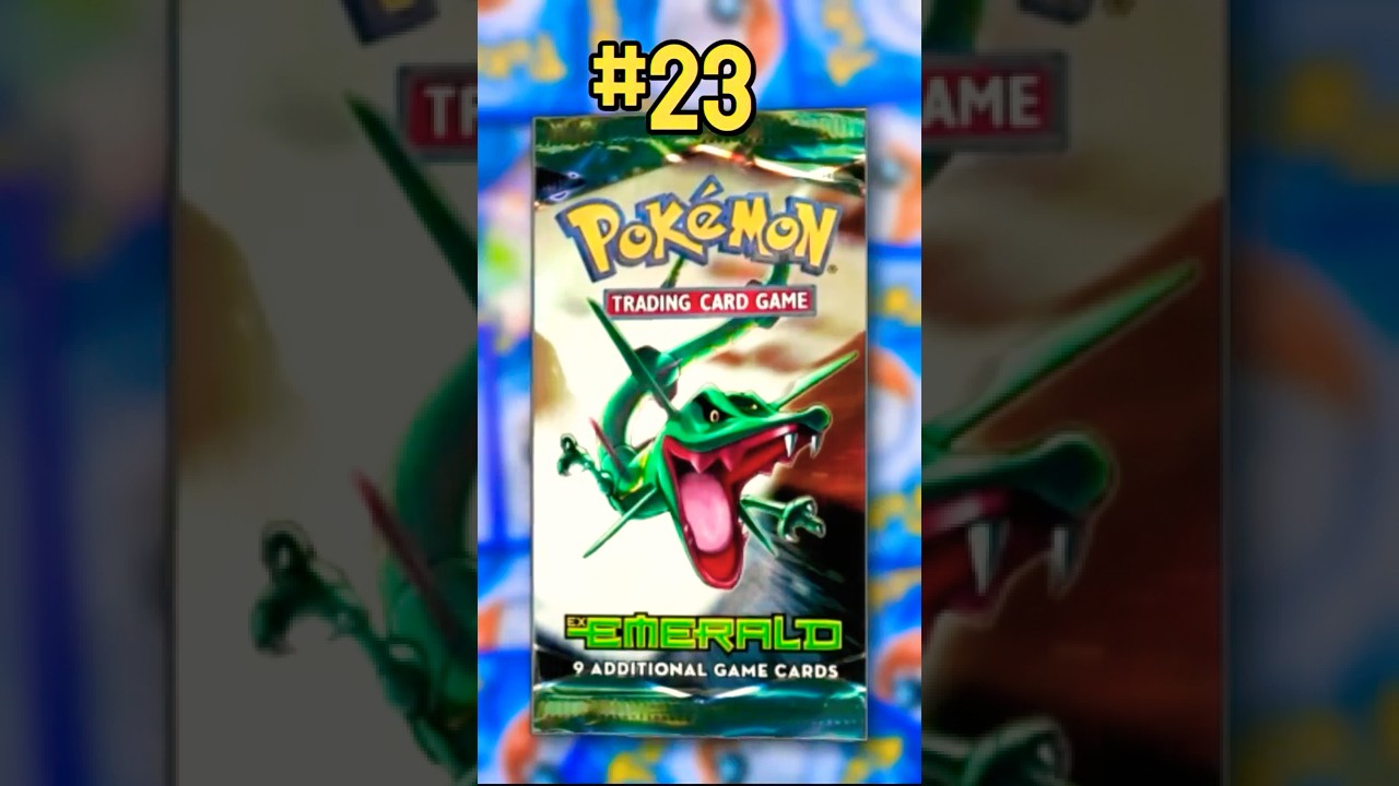 Pokemon Emerald was also a set of cards - By Release 24 - YouTube