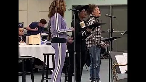 Yolanda Adams + Fantasia + Andra Day rehearsing A ...