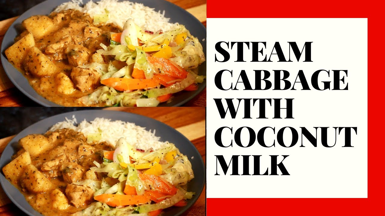 STEAM CABBAGE WITH COCONUT MILK | Chef Ricardo Cooking