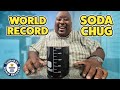 Fastest 2 Liter SODA CHUG with Badlands - Guinness World Records