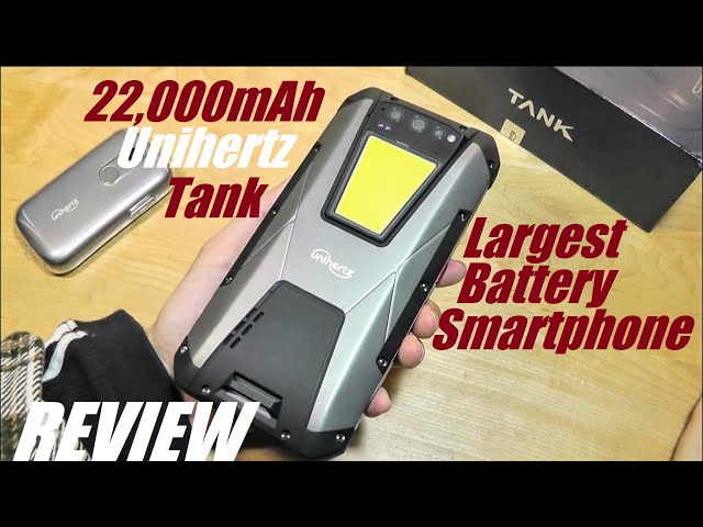 REVIEW: Unihertz Tank - World's Largest Battery Smartphone? 100 Day Standby Time!