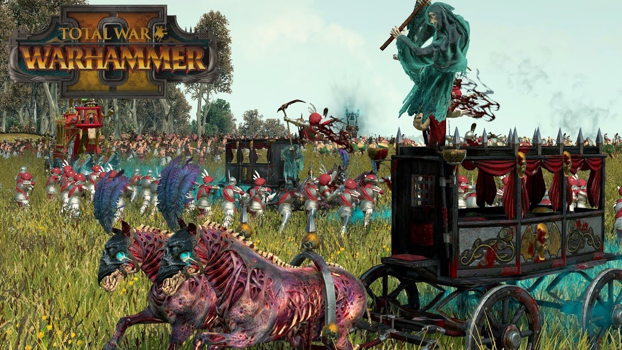 Double Distraction Black Coach - Vampire Counts vs Empire // Total War:  Warhammer II Online Battle - YouTube