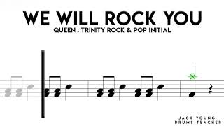 We Will Rock You - Trinity Rock & Pop Drums : Initial (OLD) Resimi