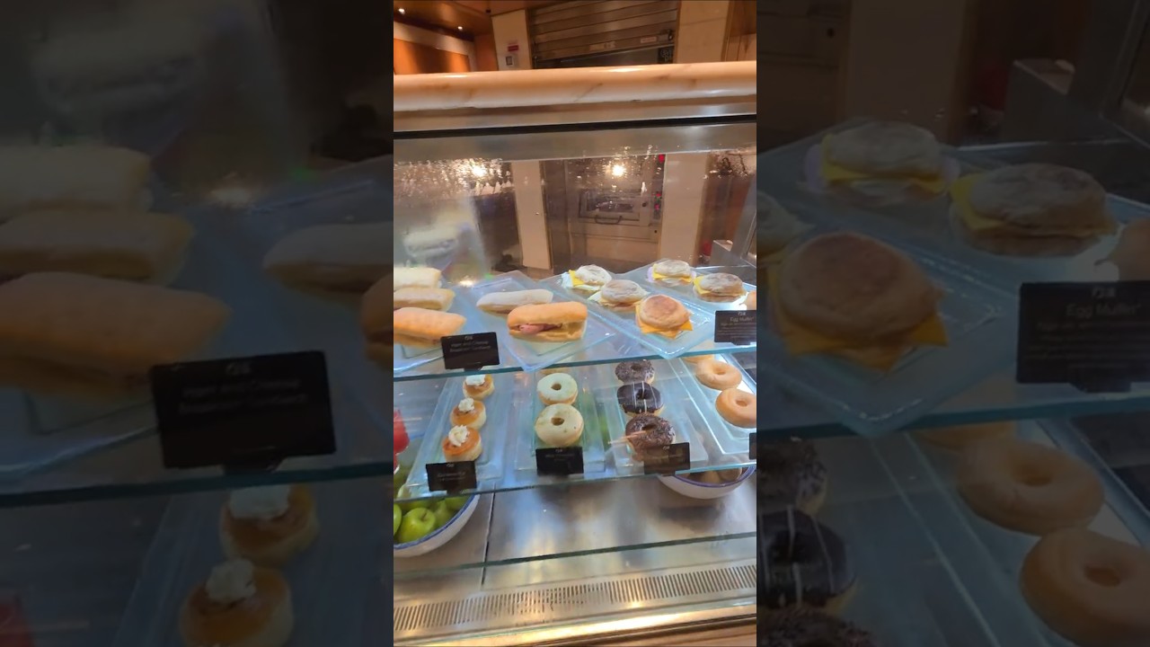 International Cafe breakfast on Royal Princess Cruise  #royalprincesscruise #internationalcafe