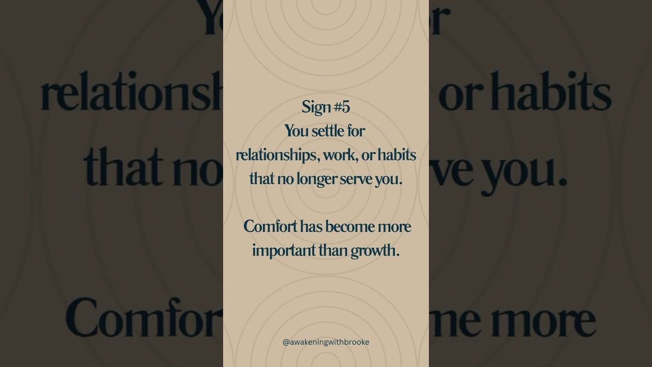 8 signs you might be drifting through life. 