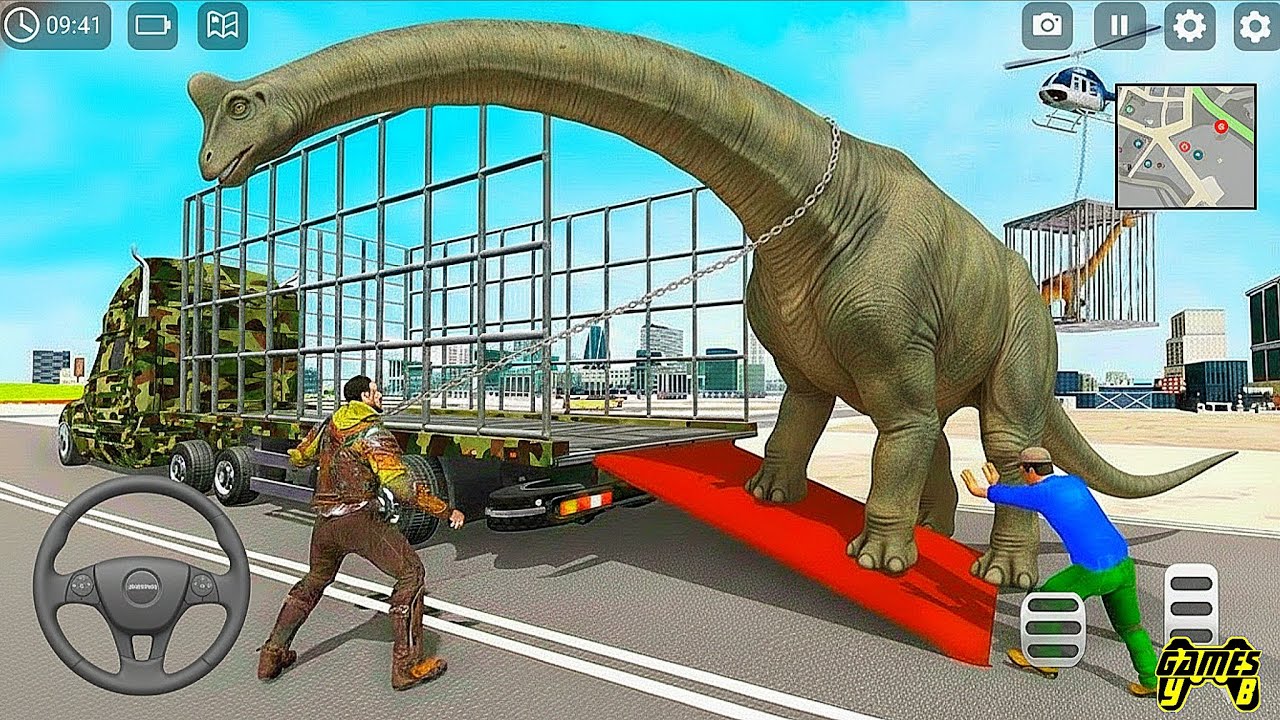 Rescue and Transport Wild Dinosaur Truck Game 2026 Part 4 - Android Gameplay