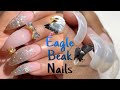 Old School Eagle Nails #ClawNails #HumpNails