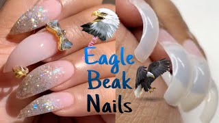 Old School Eagle Nails #ClawNails #HumpNails