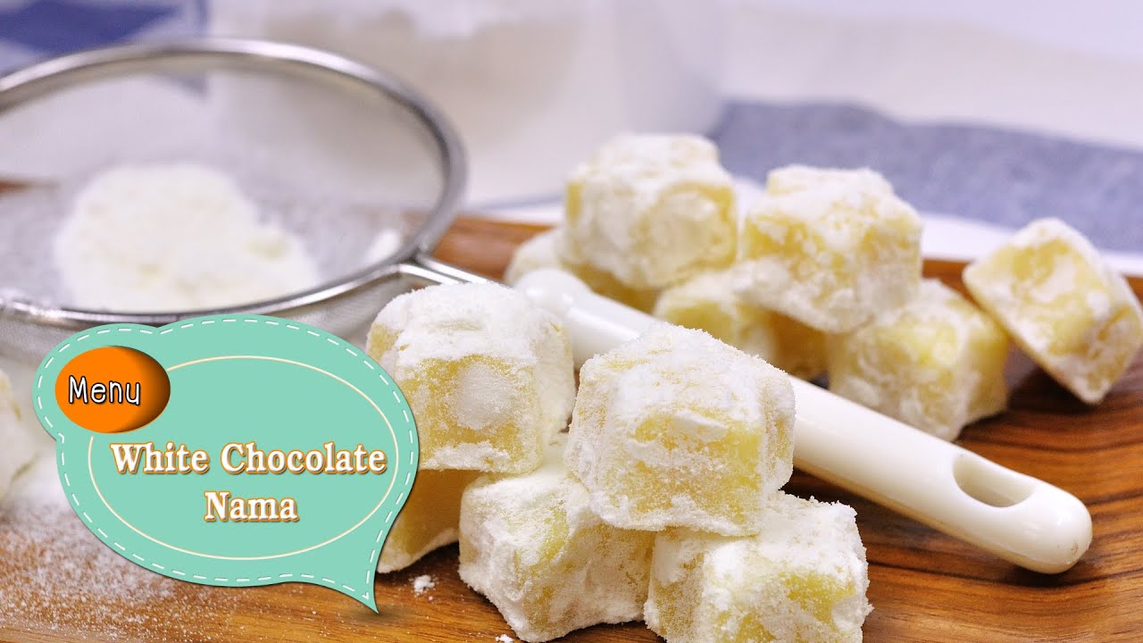 ช็อกโกแลตสดรสนม White Chocolate Nama - 1 Minute Cooking