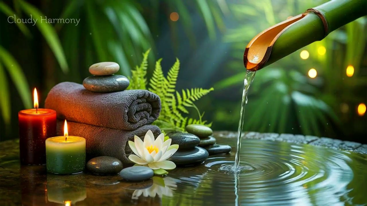 Spa Music for Evening Wind Down 🌿 | Gentle Piano Sunset for Restful Mind & Body Calm