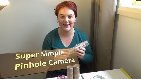 Simple Pinhole Camera DIY - Science at Home!