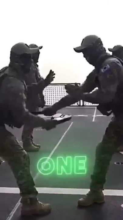 Korean Forces Knife Training! #military #specialforces #shorts