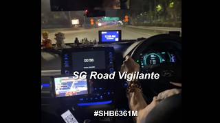 23aug2026 72 years old comfort taxi #SHB6361M unable to keep in lane triggering  safety warnings